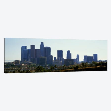 Skyscrapers in a city, Los Angeles, California, USA 2009 Canvas Print #PIM8766} by Panoramic Images Canvas Print