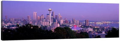 Seattle WA USA Canvas Art Print - Seattle Skylines