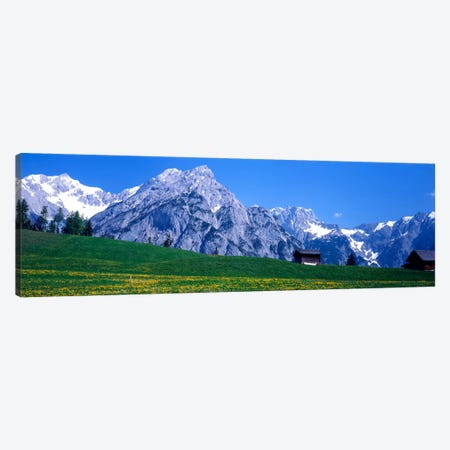 Alpine Pasture Landscape, Karwendel, Northern Limestone Alps, Tyrol, Austria Canvas Print #PIM87} by Panoramic Images Canvas Print