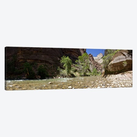 North Fork of the Virgin River, Zion National Park, Washington County, Utah, USA Canvas Print #PIM8825} by Panoramic Images Canvas Artwork