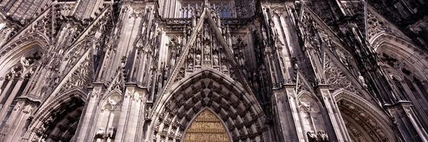 Places Of Worship: Architectural detail of a cathedralCologne Cathedral, Cologne, North Rhine Westphalia, Germany by Panoramic Images