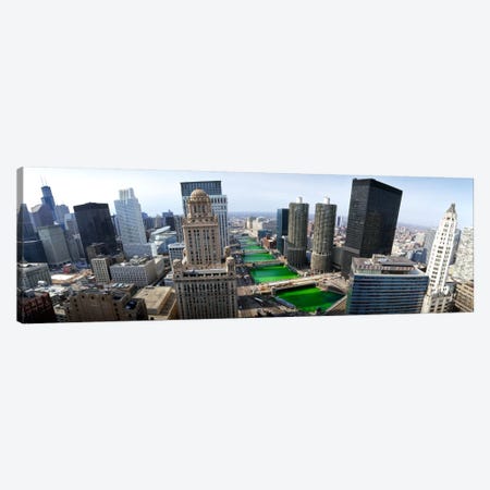 St. Patrick's Day Chicago IL USA Canvas Print #PIM883} by Panoramic Images Canvas Art