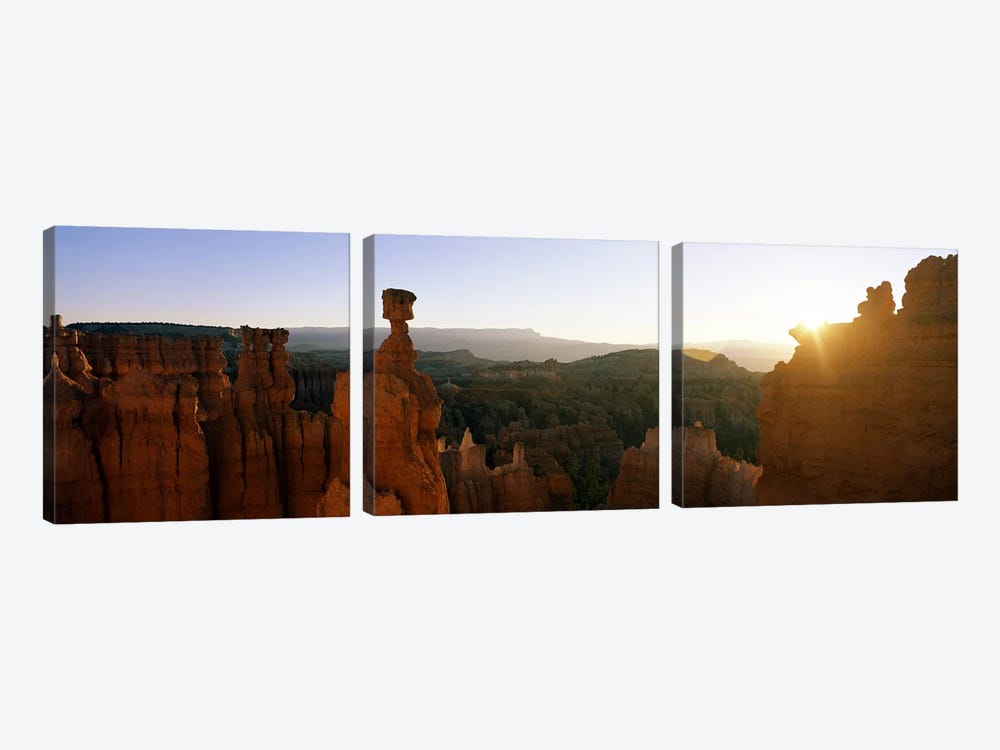 Thor's Hammer, Bryce Canyon National Park, Utah, USA by Panoramic Images 3-piece Canvas Artwork
