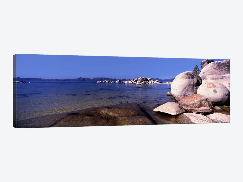 Boulders at the coast, Lake Tahoe, California, USA by Panoramic Images 1-piece Art Print