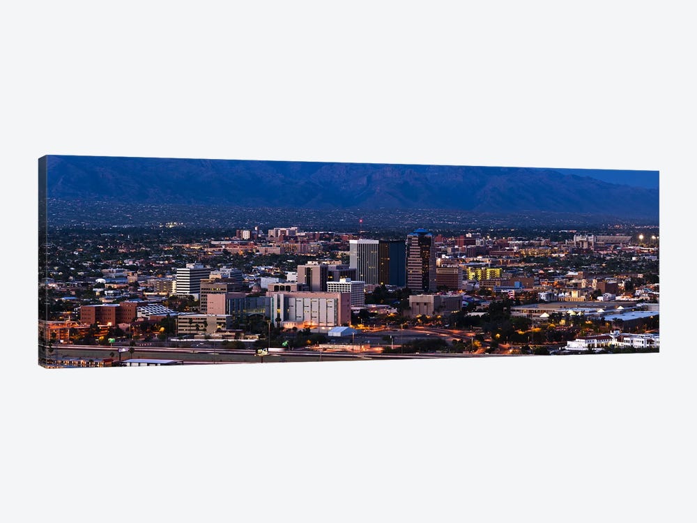 Aerial view of a city, Tucson, Pima County, Arizona, USA 2010 #2 by Panoramic Images 1-piece Canvas Art