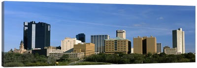 Buildings in a city, Fort Worth, Texas, USA #2 Canvas Art Print - Texas Art