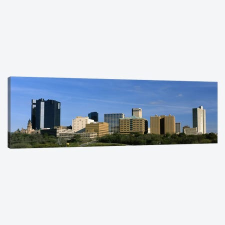 Buildings in a city, Fort Worth, Texas, USA #2 Canvas Print #PIM8857} by Panoramic Images Canvas Print