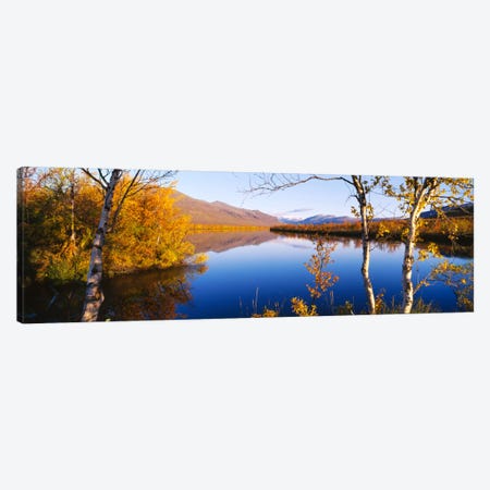Autumn Landscape, Vistas Valley, Lappland, Sweden Canvas Print #PIM885} by Panoramic Images Canvas Print