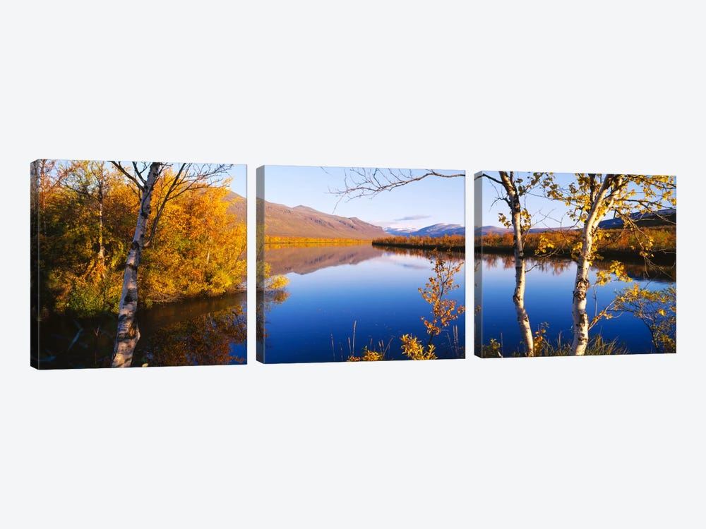 Autumn Landscape, Vistas Valley, Lappland, Sweden by Panoramic Images 3-piece Canvas Artwork