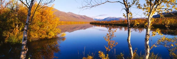 Autumn Landscape, Vistas Valley, Lappland, Sweden