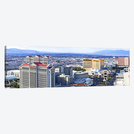 The Strip, Las Vegas, Clark County, Nevada, USA Canvas Print #PIM8865} by Panoramic Images Canvas Art