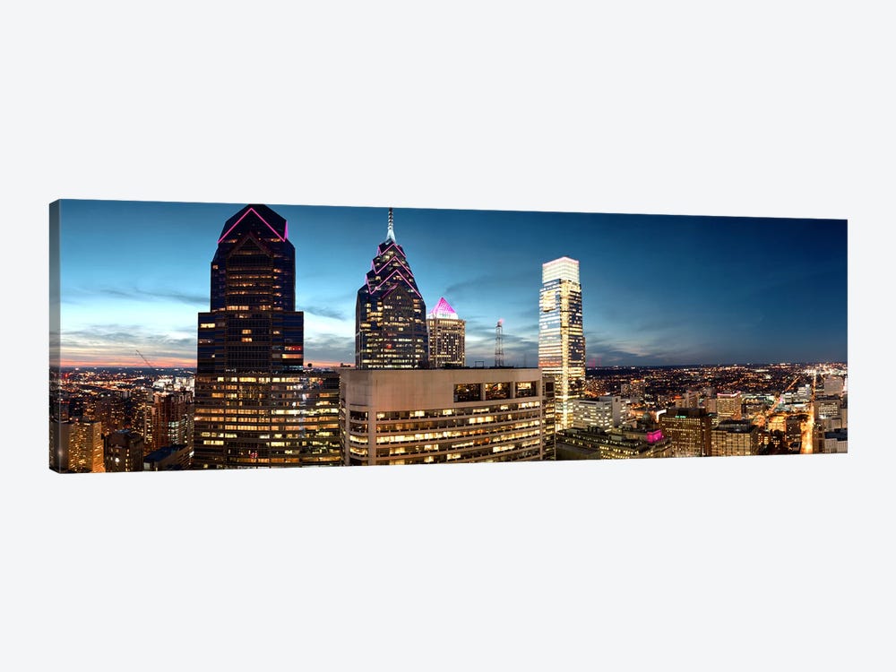 Skyscrapers in a city, Philadelphia, Pennsylvania, USA #7 by Panoramic Images 1-piece Art Print