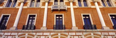 Low angle view of an educational building, Rice University, Houston, Texas, USA by Panoramic Images canvas print