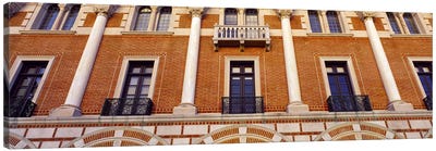 Low angle view of an educational building, Rice University, Houston, Texas, USA Canvas Art Print - Educational Art