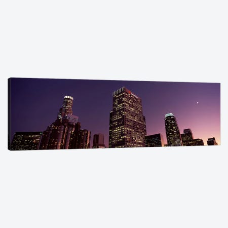 Skyscrapers in a city, City of Los Angeles, California, USA 2010 Canvas Print #PIM8880} by Panoramic Images Canvas Art Print