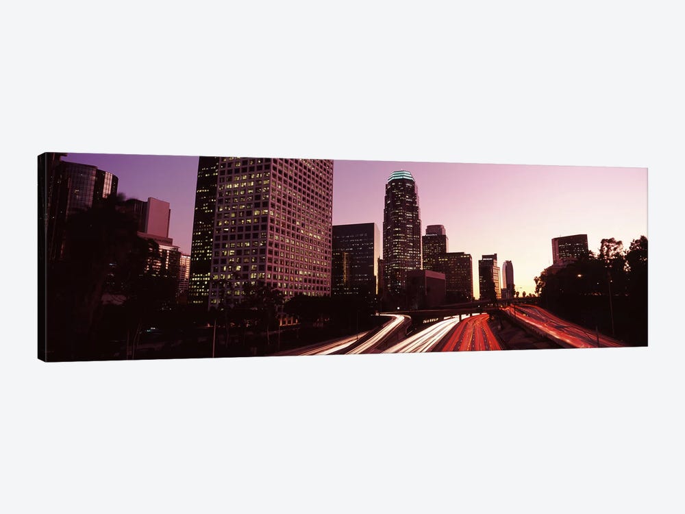 Skyscrapers in a city, City of Los Angeles, California, USA 2010 #3 by Panoramic Images 1-piece Canvas Wall Art
