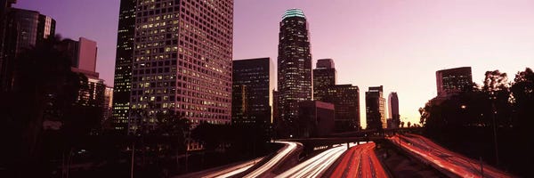 Los Angeles: Skyscrapers in a city, City of Los Angeles, California, USA 2010 #3 by Panoramic Images