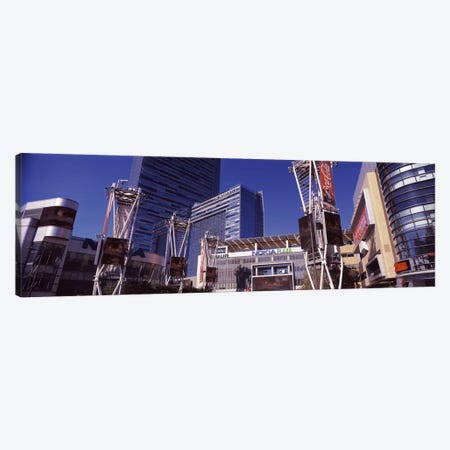 Skyscrapers in a city, Nokia Plaza, City of Los Angeles, California, USA Canvas Print #PIM8885} by Panoramic Images Canvas Artwork