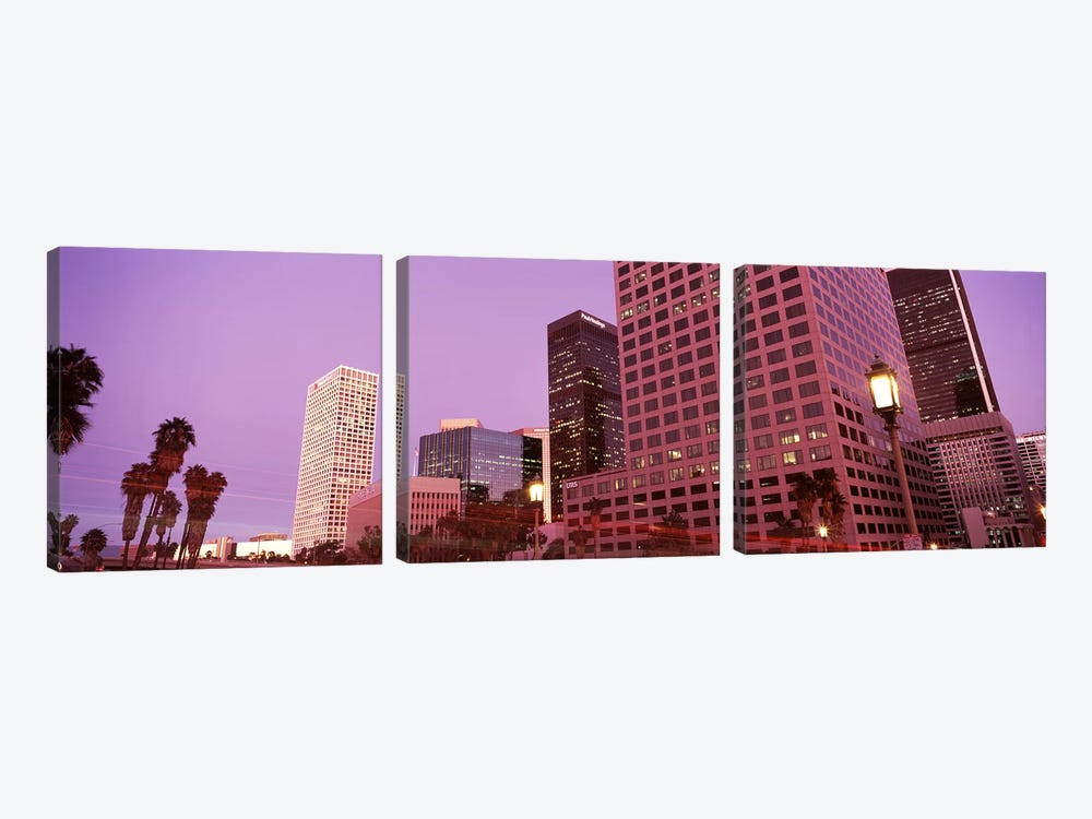 Buildings in a city, City of Los Angeles, California, USA #2 by Panoramic Images 3-piece Canvas Wall Art