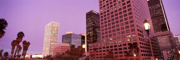 Los Angeles: Buildings in a city, City of Los Angeles, California, USA #2 by Panoramic Images