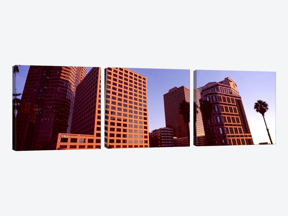 Buildings in a city, City of Los Angeles, California, USA #3 by Panoramic Images 3-piece Canvas Art Print