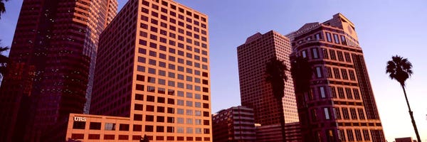 Los Angeles: Buildings in a city, City of Los Angeles, California, USA #3 by Panoramic Images