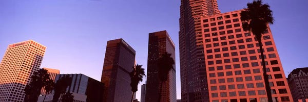 Los Angeles: Buildings in a city, City of Los Angeles, California, USA #4 by Panoramic Images