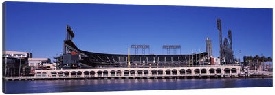 AT&T Park, 24 Willie Mays Plaza, San Francisco, California, USA Canvas Art Print - Stadium Art