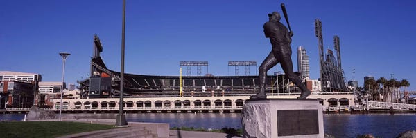 Sculptures & Statues: Willie McCovey Statue, AT&T Park, 24 Willie Mays Plaza, San Francisco, California, USA by Panoramic Images
