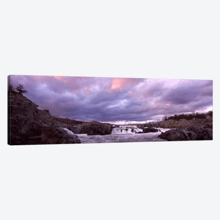 Water falling into a river, Great Falls National Park, Potomac River, Washington DC, Virginia, USA Canvas Print #PIM8897} by Panoramic Images Canvas Print