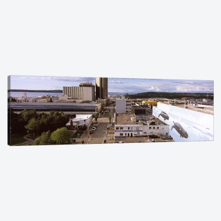 Buildings in a city, Anchorage, Alaska, USA Canvas Print #PIM8904} by Panoramic Images Canvas Print