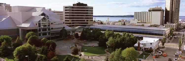 Buildings in a city, Alaska Center for the Performing Arts, Anchorage, Alaska, USA by Panoramic Images wall art