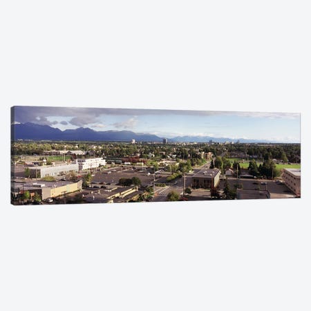Buildings in a city, Anchorage, Alaska, USA #3 Canvas Print #PIM8906} by Panoramic Images Art Print