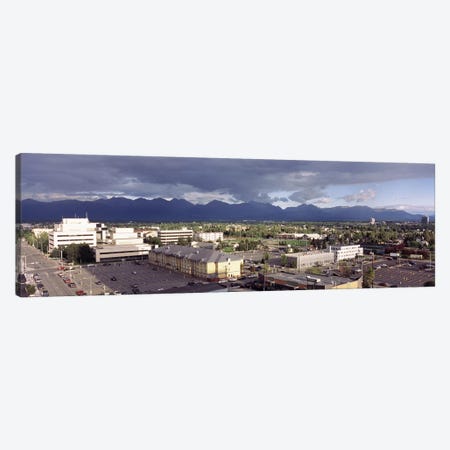 Buildings in a city, Anchorage, Alaska, USA #2 Canvas Print #PIM8907} by Panoramic Images Canvas Art Print