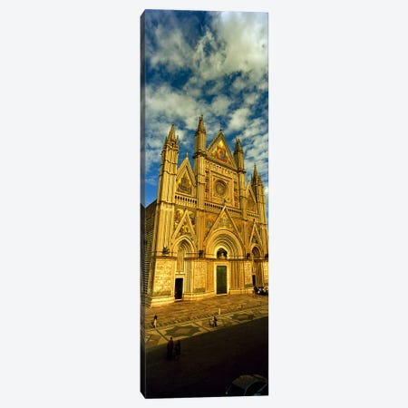 Facade of a cathedral, Duomo Di Orvieto, Orvieto, Umbria, Italy Canvas Print #PIM8923} by Panoramic Images Canvas Wall Art
