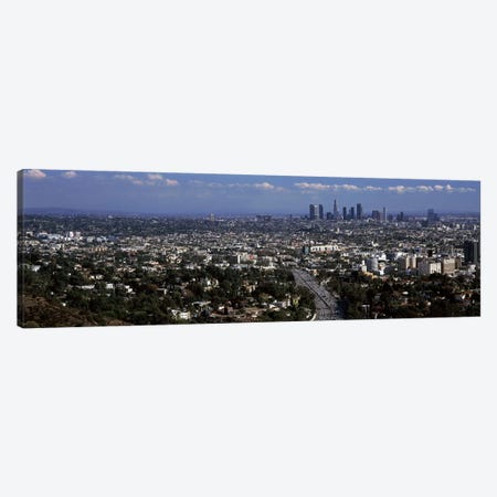 Buildings in a city, Hollywood, City Of Los Angeles, Los Angeles County, California, USA 2010 Canvas Print #PIM8929} by Panoramic Images Canvas Art