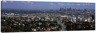 Buildings in a city, Hollywood, City Of Los Angeles, Los Angeles County, California, USA 2010 Canvas Art Print - Hollywood Art
