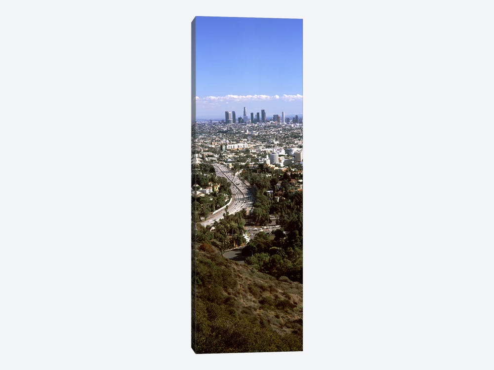 Buildings in a city, Hollywood, City Of Los Angeles, Los Angeles County, California, USA 2010 #3 by Panoramic Images 1-piece Canvas Print