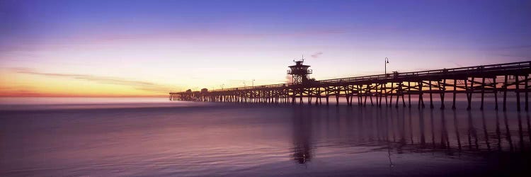 Silhouette of a pier, San Clemente Pier, Los Angeles County, California, USA #2