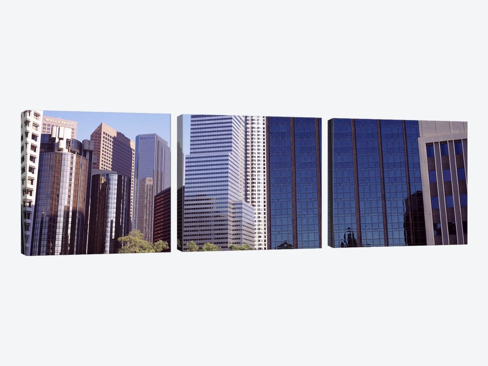 Skyscrapers in a city, City Of Los Angeles, Los Angeles County, California, USA #2 by Panoramic Images 3-piece Canvas Art