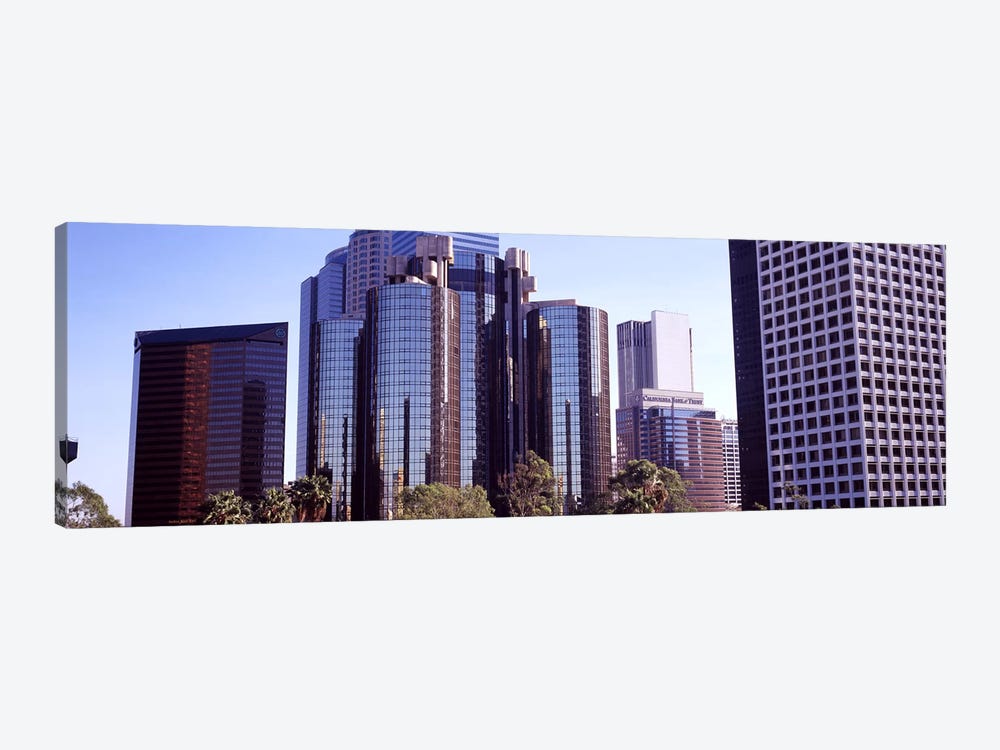 Skyscrapers in a city, City Of Los Angeles, Los Angeles County, California, USA #3 by Panoramic Images 1-piece Canvas Art Print