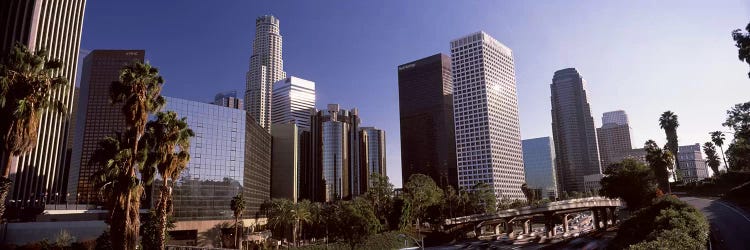 Skyscrapers in a cityCity of Los Angeles, Los Angeles County, California, USA