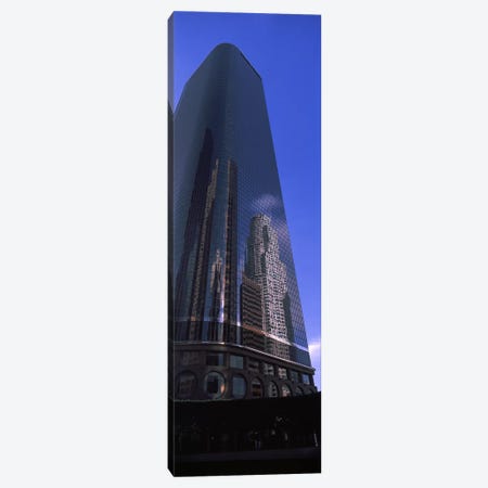 Low angle view of a skyscraper in a city, City Of Los Angeles, Los Angeles County, California, USA Canvas Print #PIM8950} by Panoramic Images Canvas Print