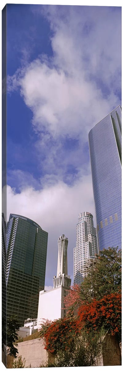Skyscrapers in a city, City Of Los Angeles, Los Angeles County, California, USA #4 Canvas Art Print - Los Angeles Art
