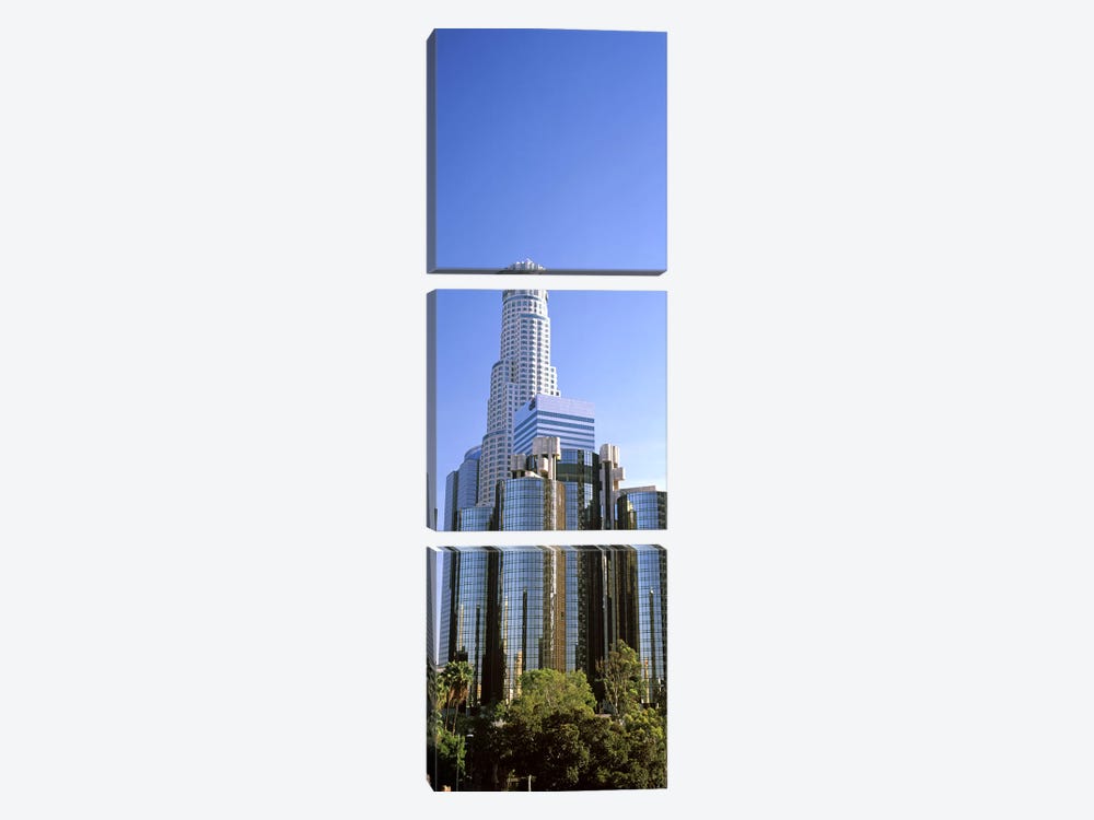Skyscrapers in a city, City Of Los Angeles, Los Angeles County, California, USA #5 by Panoramic Images 3-piece Canvas Artwork