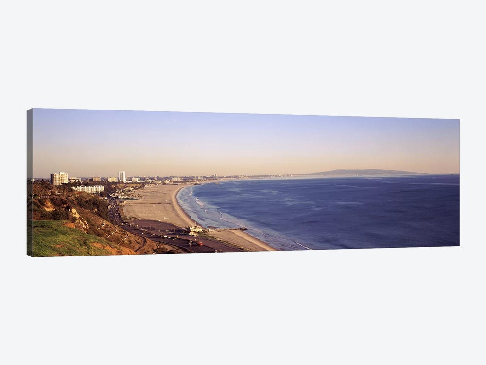City at the waterfront, Santa Monica, Los Angeles County, California, USA by Panoramic Images 1-piece Canvas Print