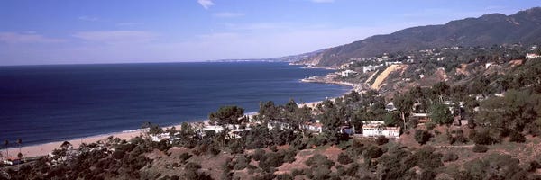 Malibu: High angle view of an ocean, Malibu Beach, Malibu, Los Angeles County, California, USA by Panoramic Images
