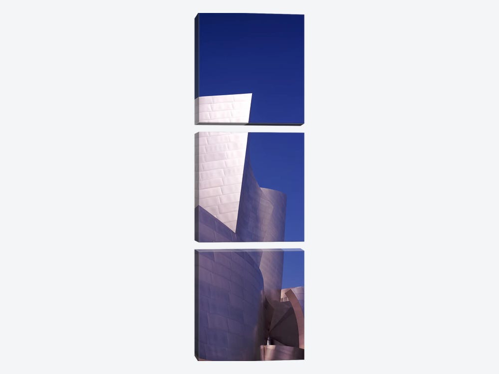 Low angle view of a concert hall, Walt Disney Concert Hall, City Of Los Angeles, Los Angeles County, California, USA by Panoramic Images 3-piece Canvas Wall Art