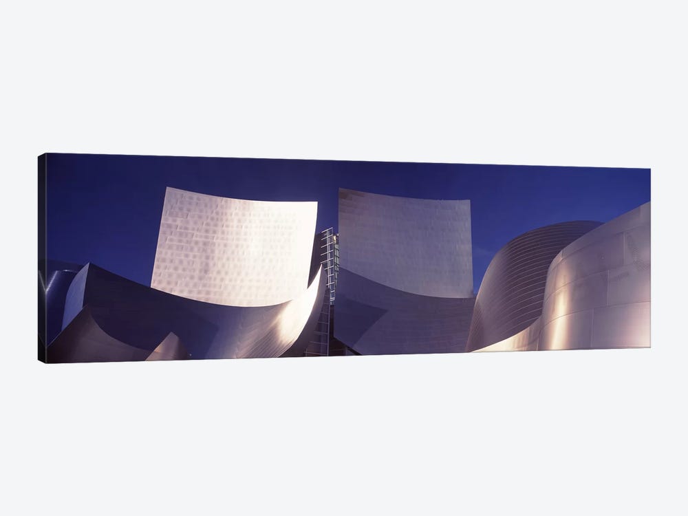 Low angle view of a concert hall, Walt Disney Concert Hall, City Of Los Angeles, Los Angeles County, California, USA #2 by Panoramic Images 1-piece Canvas Print