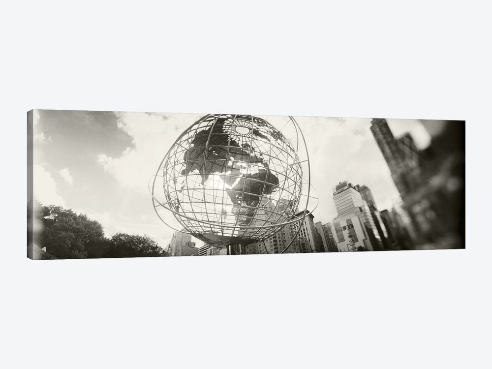 Steel globe, Columbus Circle, Manhattan, New York City, New York State, USA by Panoramic Images 1-piece Canvas Art